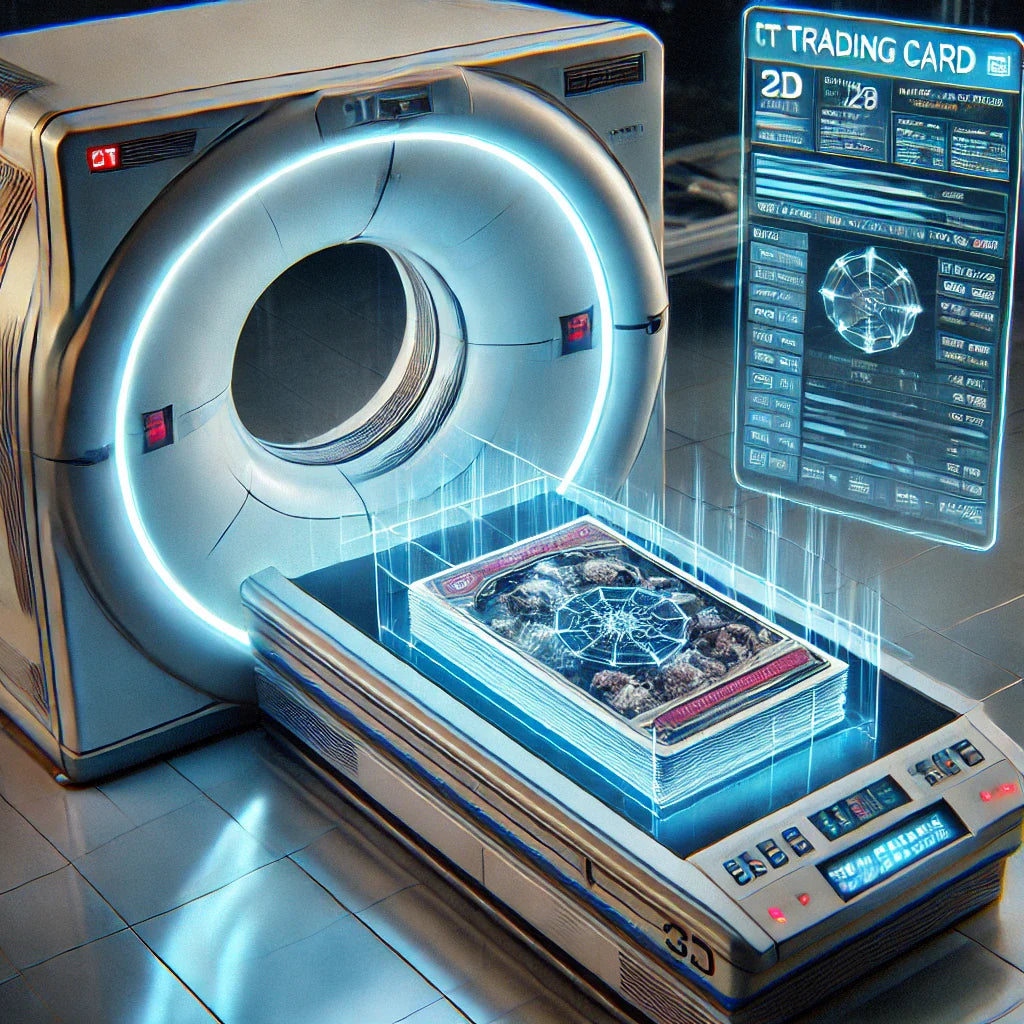 CT scanning reveals most expensive Pokemon card.
