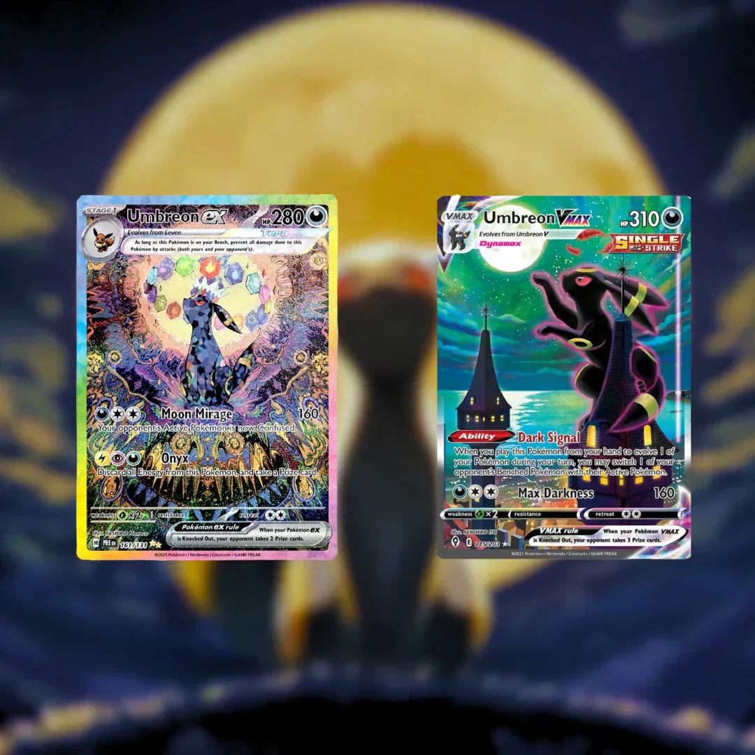 Is Prismatic Evolutions Sunbreon as Good as Evolving Skies Moonbreon?
