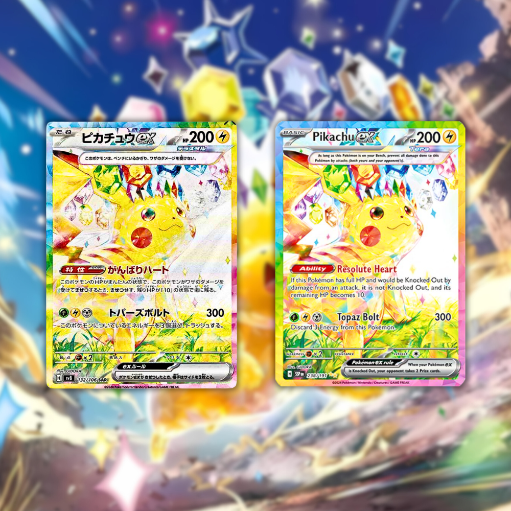 Differences Between English and Japanese Pokémon Cards