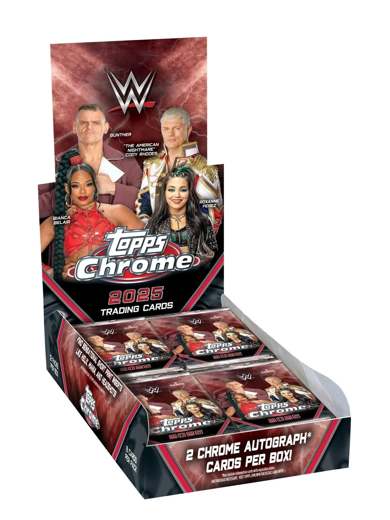 2025 Topps Chrome WWE Highlights and Chase Cards