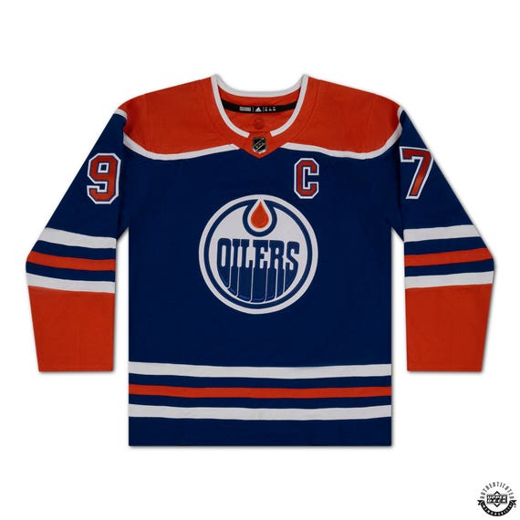 Connor McDavid Autographed & Inscribed “1000 Points 11/14/24” Blue Adidas Edmonton Oilers Jersey - Miraj Trading