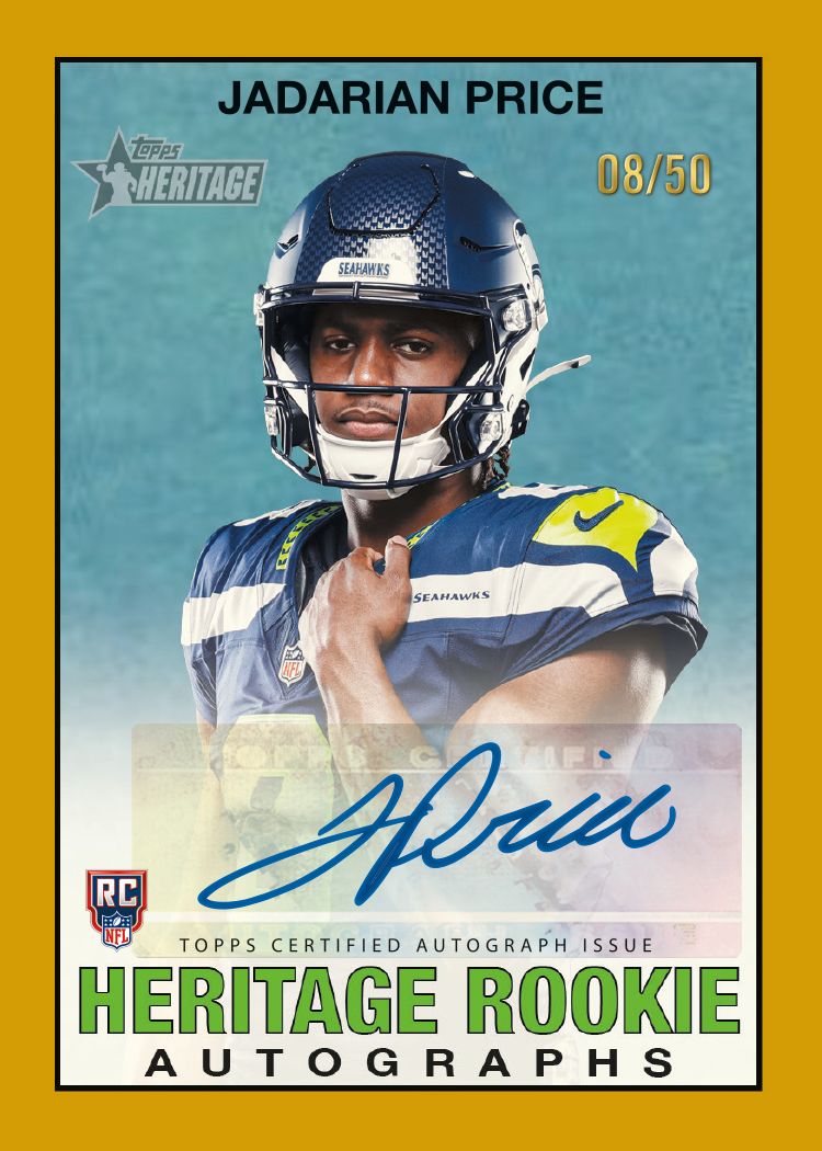 2026 Topps Heritage Football Blaster Box - Miraj Trading