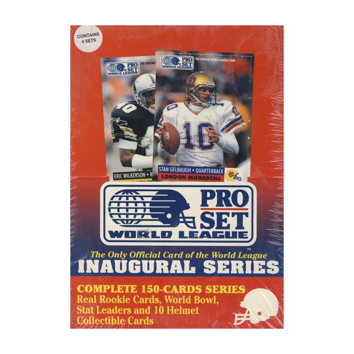 1990 Pro Set World League Football Box Inaugural Series - Miraj Trading