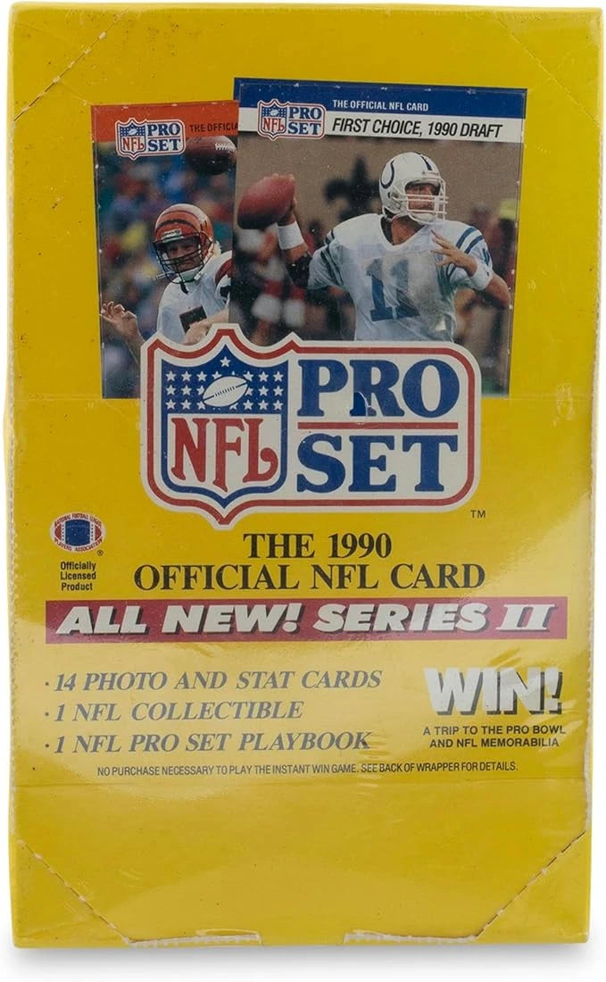 1990 Pro-Set Football Series 2 Hobby Box - Miraj Trading