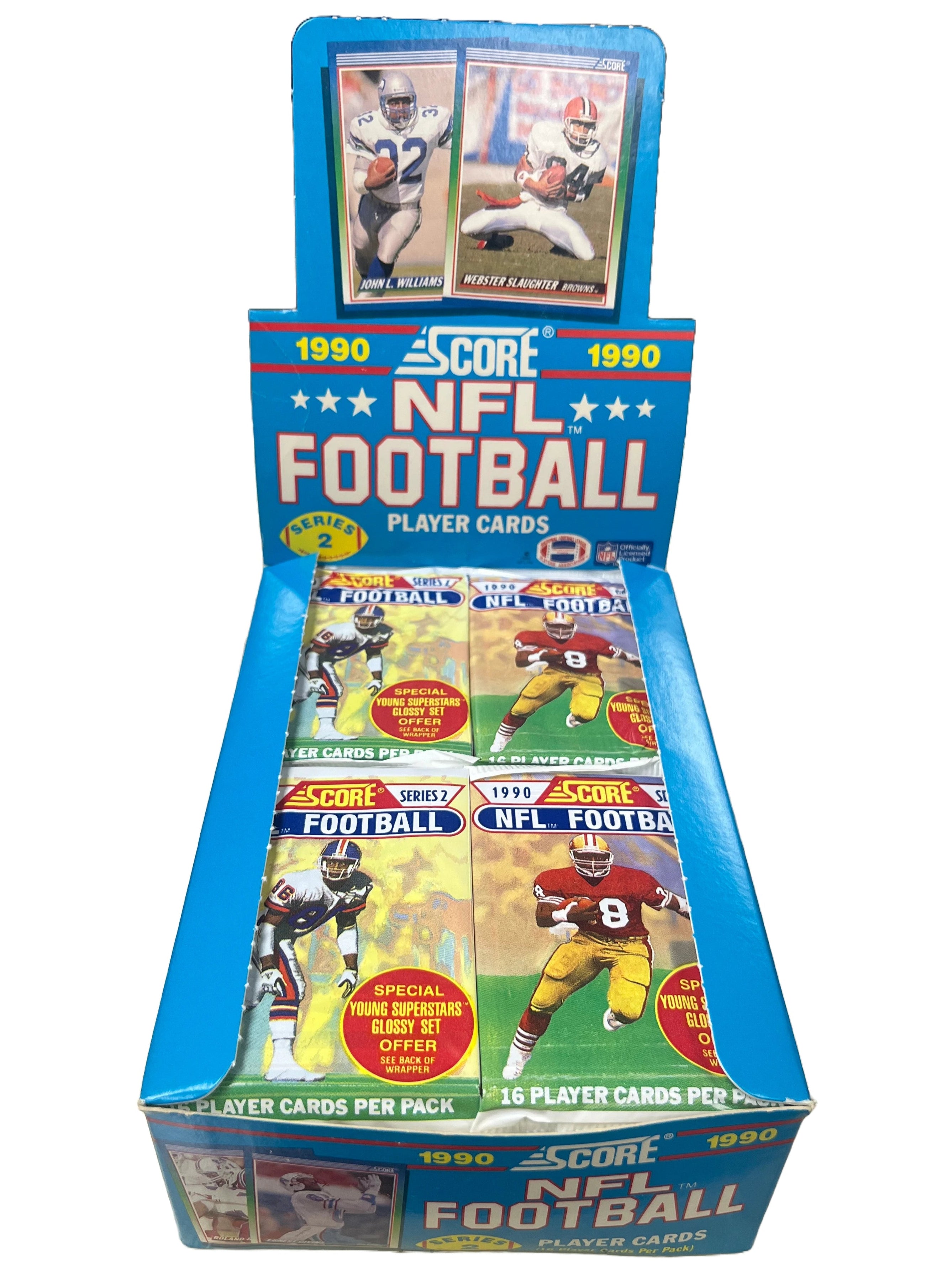 1990 Score Series 2 Football Box (No Seal Wrap) - Miraj Trading