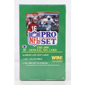 1990 Pro-Set Football Series 1 Hobby Box - Miraj Trading