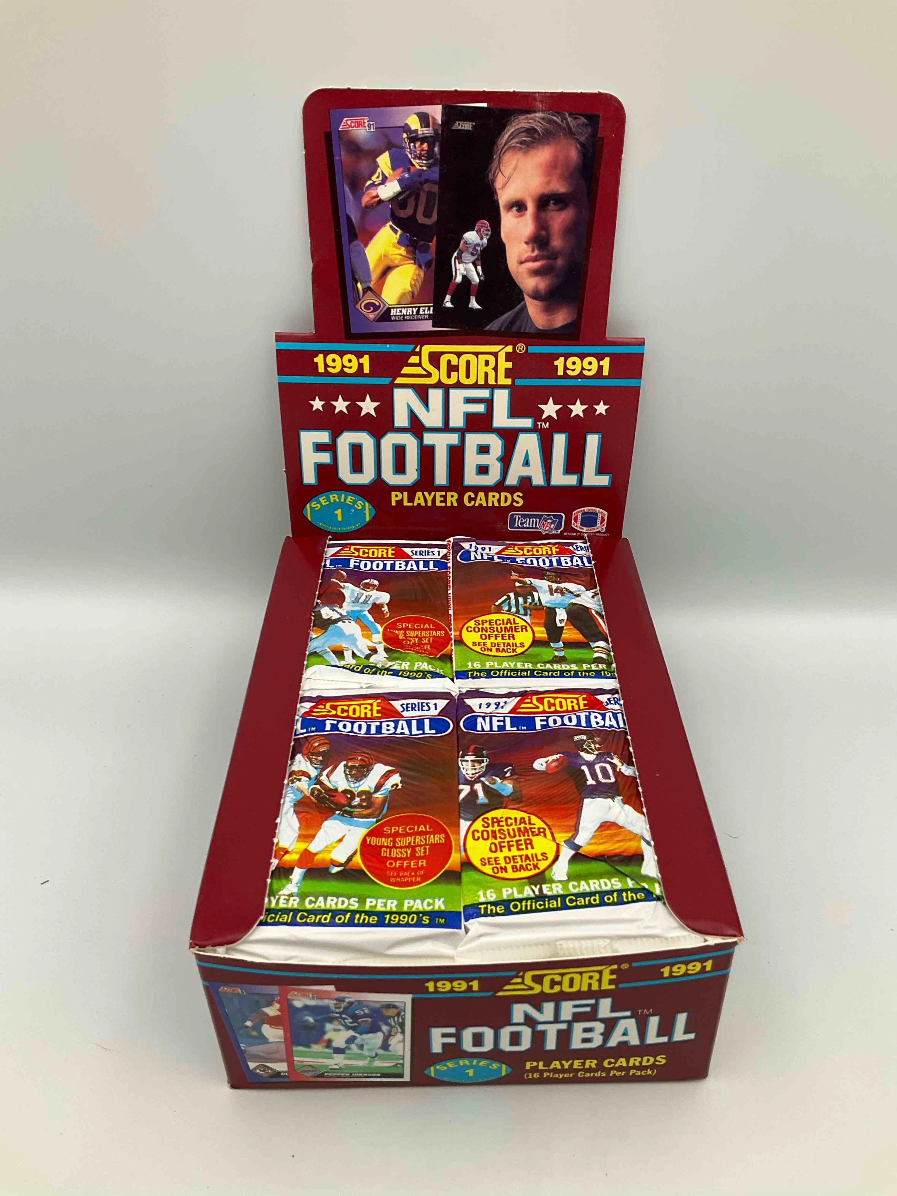 1991 Score series 1 Football Box (No Seal Wrap) - Miraj Trading