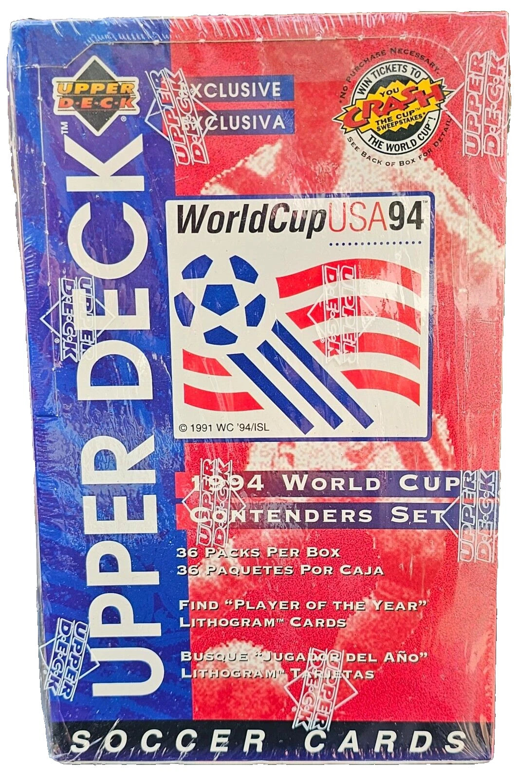 ワールドカップ USA 1994 セット 1994 Upper Deck World Cup Contenders Soccer Set Box