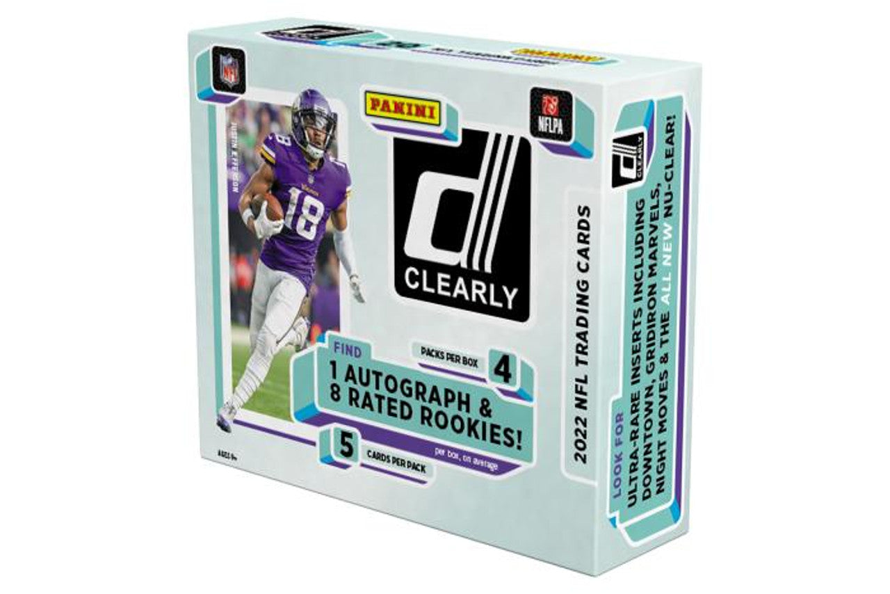 2022 Panini Donruss Clearly Football Hobby Box - Miraj Trading