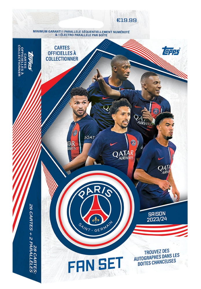 2023-24 Topps Paris Saint Germain - Fan Set Box - Miraj Trading