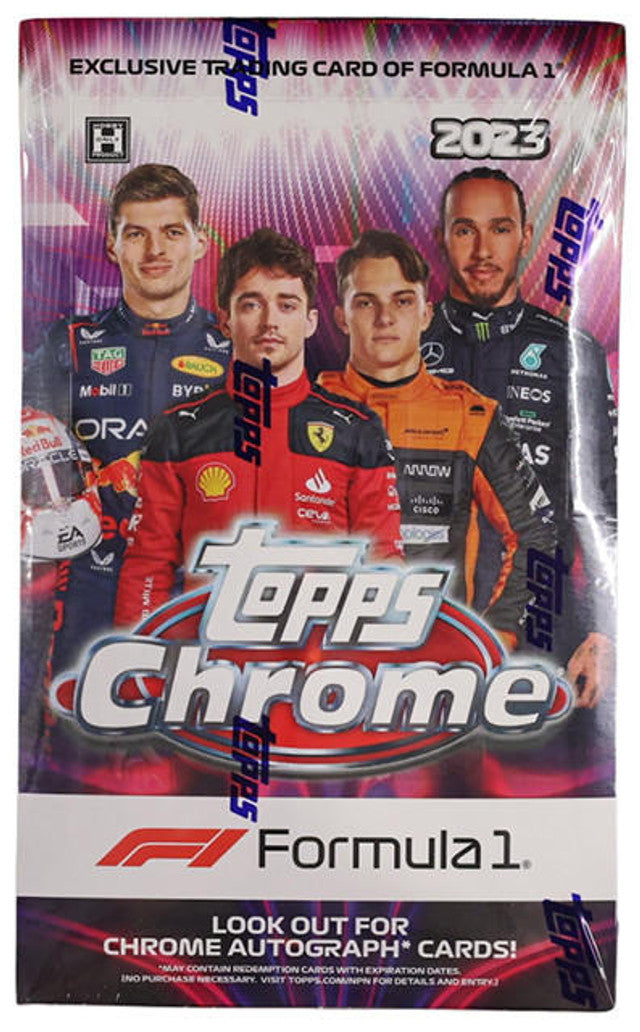 2023 Topps Chrome Formula 1 Racing Hobby Box - Miraj Trading