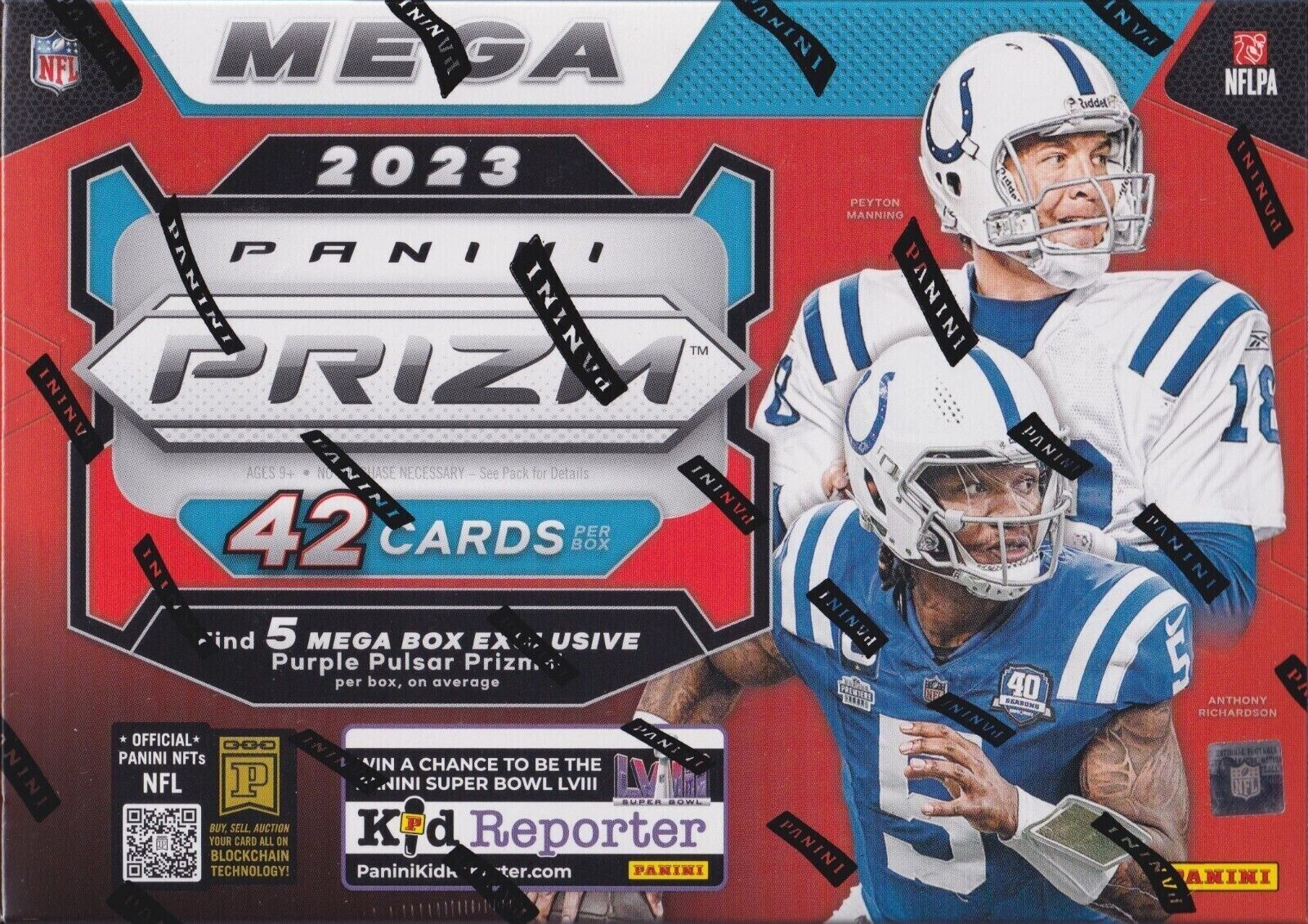 2023 Panini Prizm Football Hobby Mega Box / Purple Pulsars - Miraj Trading