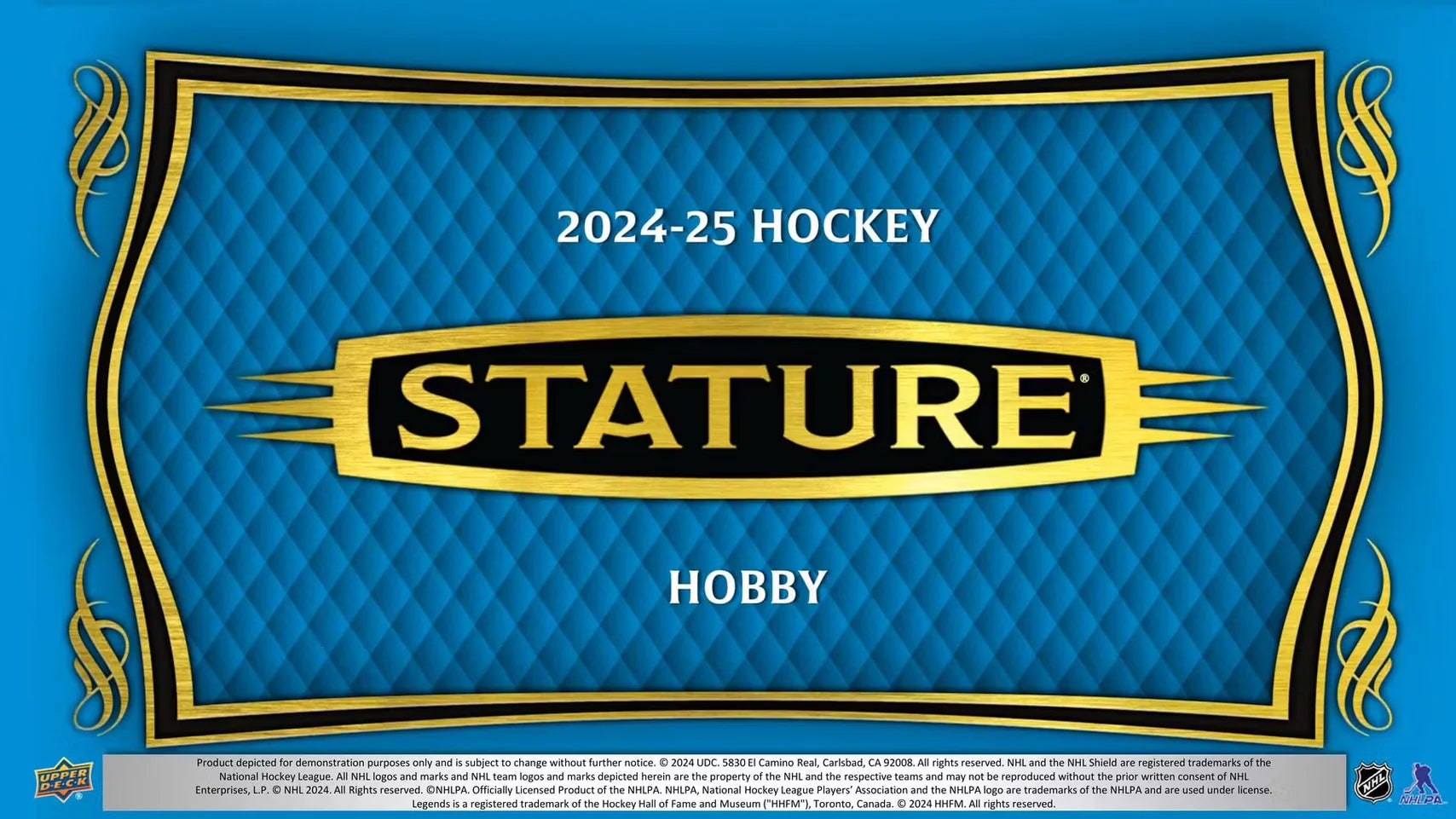 2024-25 Upper Deck Stature Hockey Hobby Box (Case of 16) (Pre-Order) - Miraj Trading