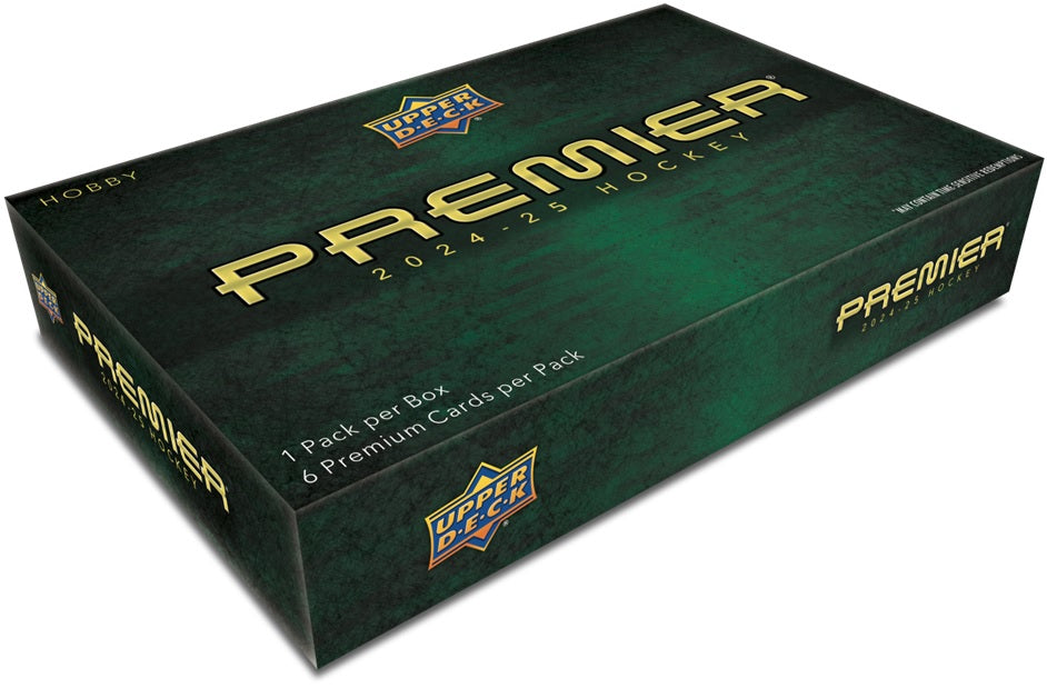 2024-25 Upper Deck Premier Hockey Hobby Box Case (Case of 10 Boxes) (Pre-Order) - Miraj Trading