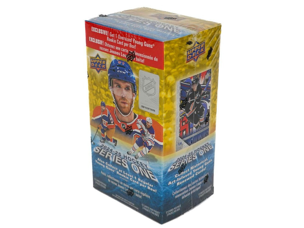 2024-25 Upper Deck Series 1 Hockey Blaster Case (Oversized Young Guns!) (Case of 20 Boxes)