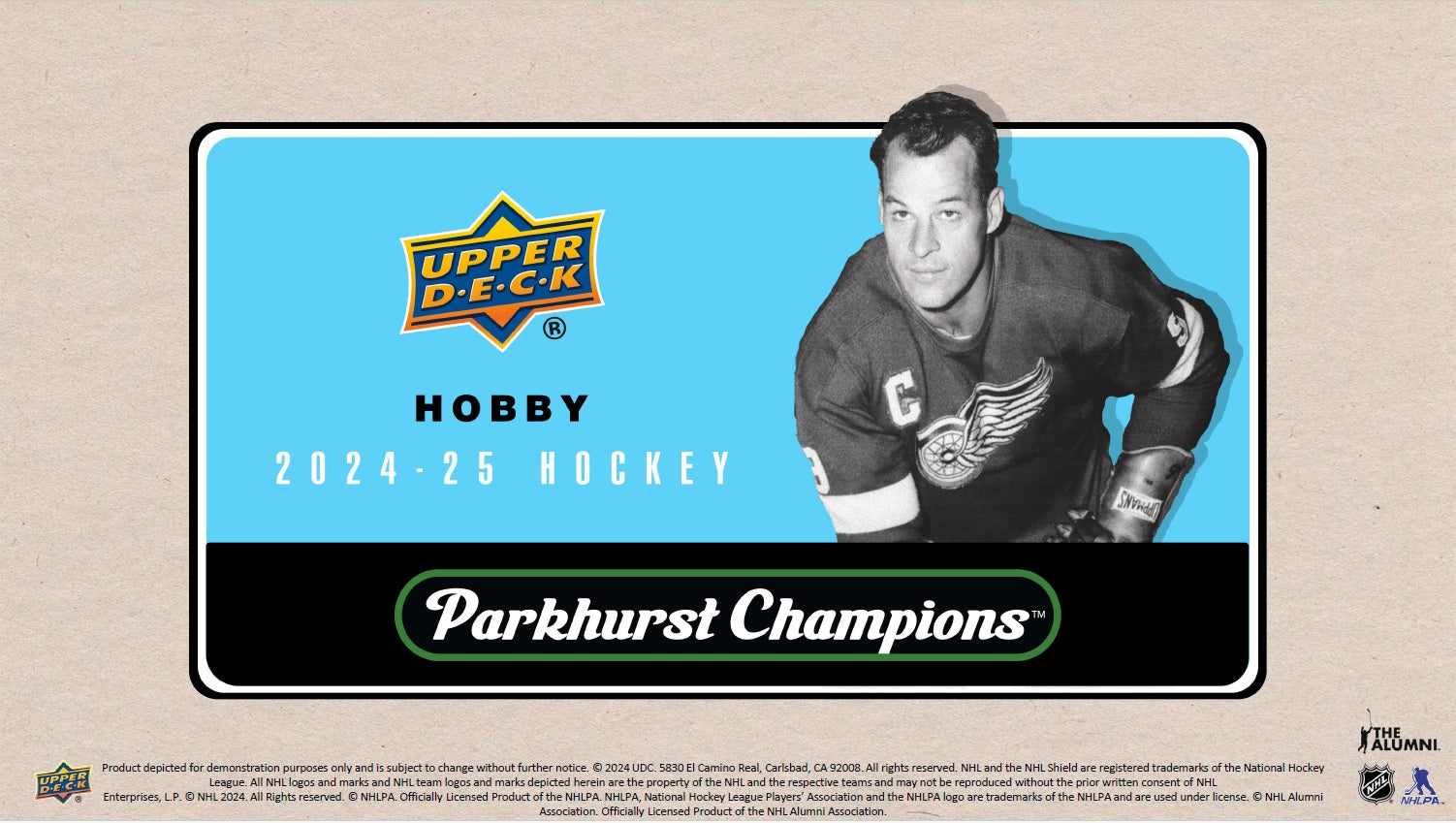 2024-25 Upper Deck Parkhurst Champions Hockey Hobby Case (Case of 12 Boxes) (Pre-Order) - Miraj Trading