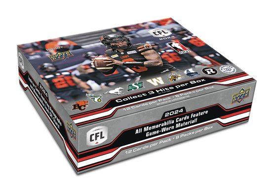 2024 Upper Deck CFL Football Hobby Box - Miraj Trading
