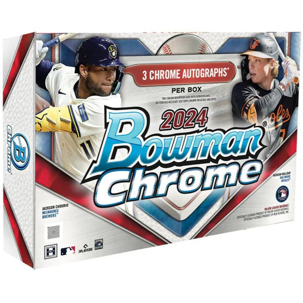 2024 Bowman Chrome Baseball HTA Choice Hobby Box - Miraj Trading
