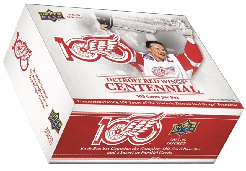 2025-26 Upper Deck Detroit Red Wings Centennial Box Set - Miraj Trading