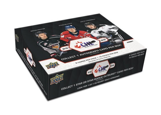 2025-26 Upper Deck CHL Hockey Hobby Box