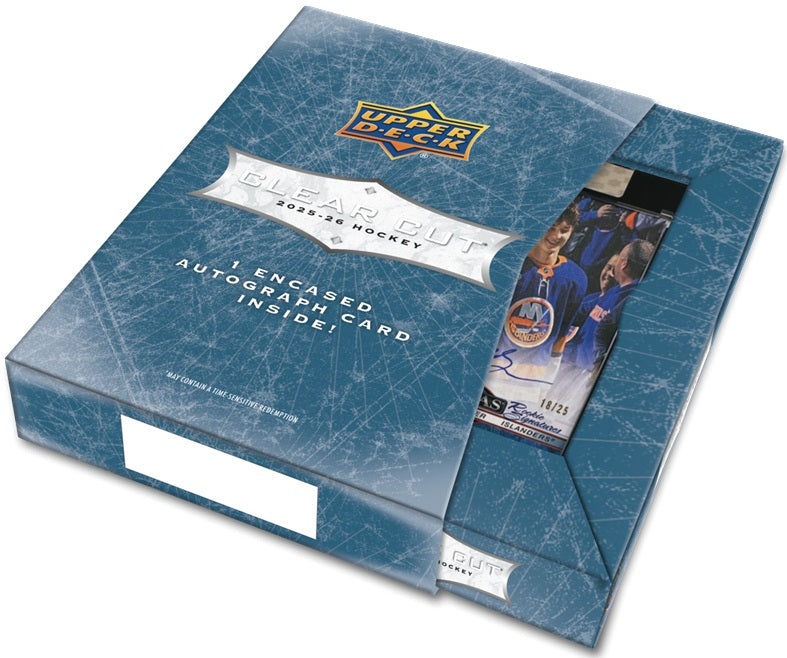 2025-26 Upper Deck Clear Cut Hockey Hobby Box (Pre-Order) - Miraj Trading