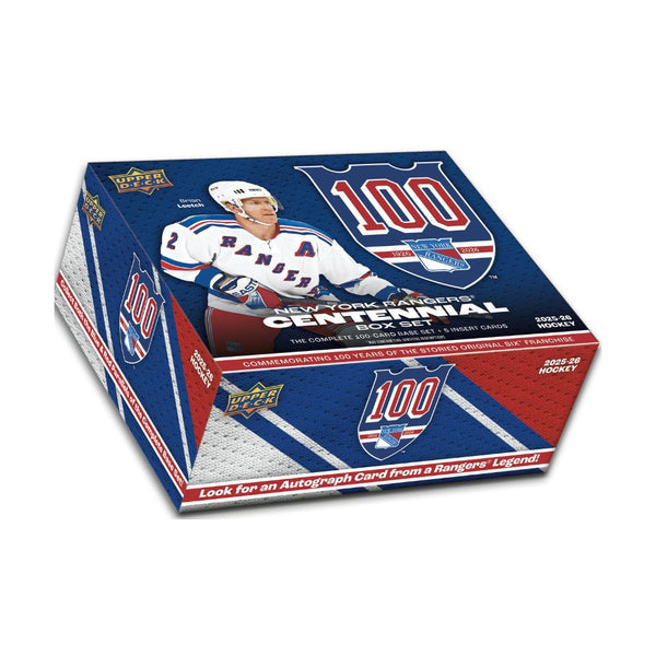 2025-26 Upper Deck NY Rangers Centennial Hockey Box Set - Miraj Trading