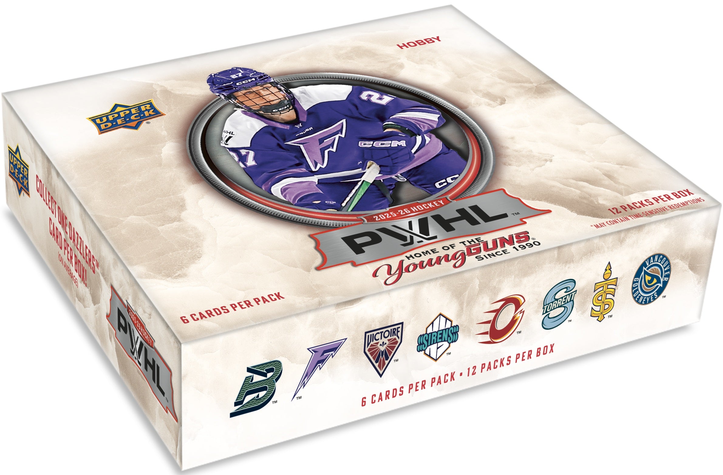 2025-26 Upper Deck PWHL Hockey Hobby Case (Case of 16 Boxes)