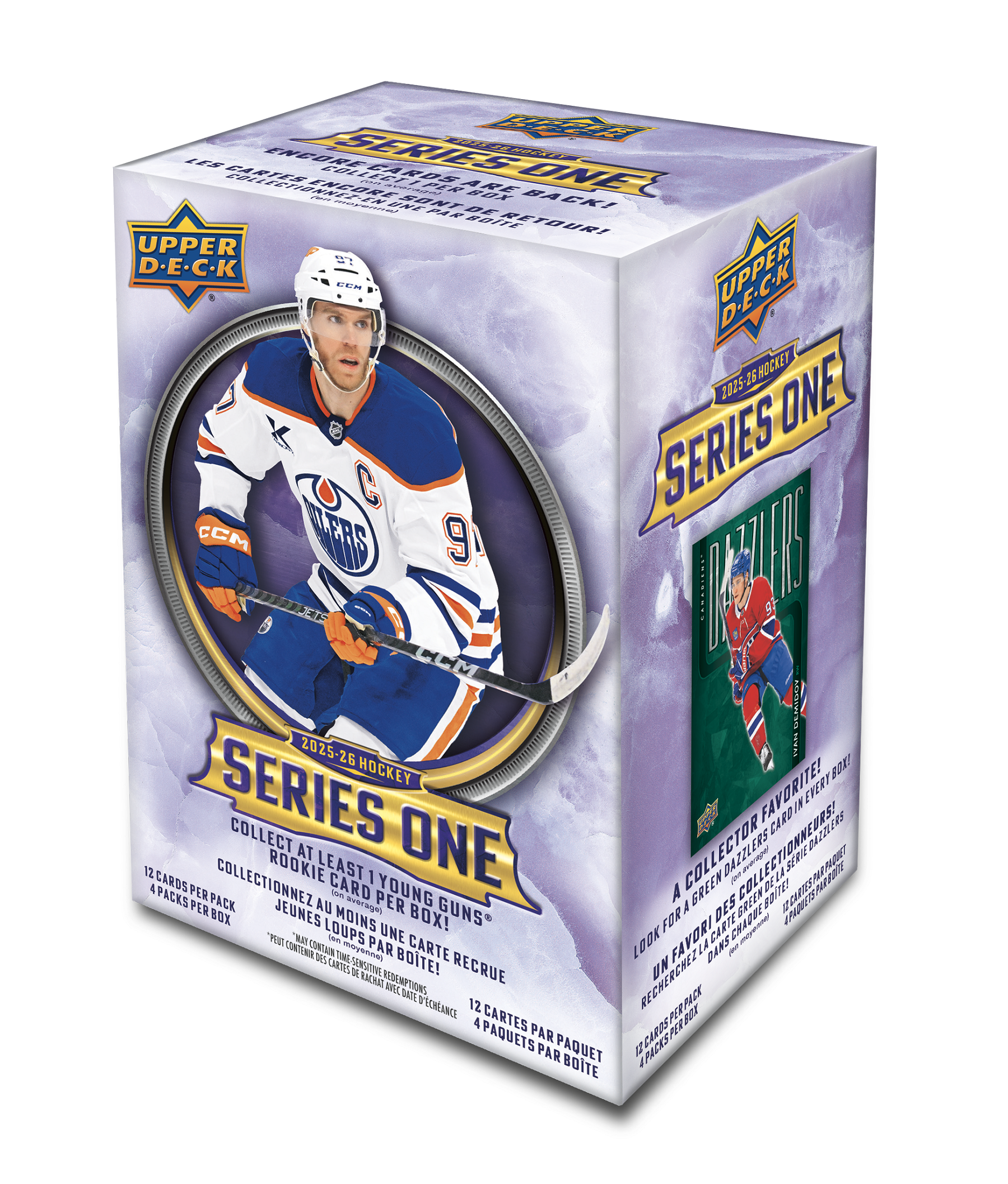 2025-26 Upper Deck Series 1 Hockey Blaster Case (Case of 20 Boxes) (Pre-Order) - Miraj Trading
