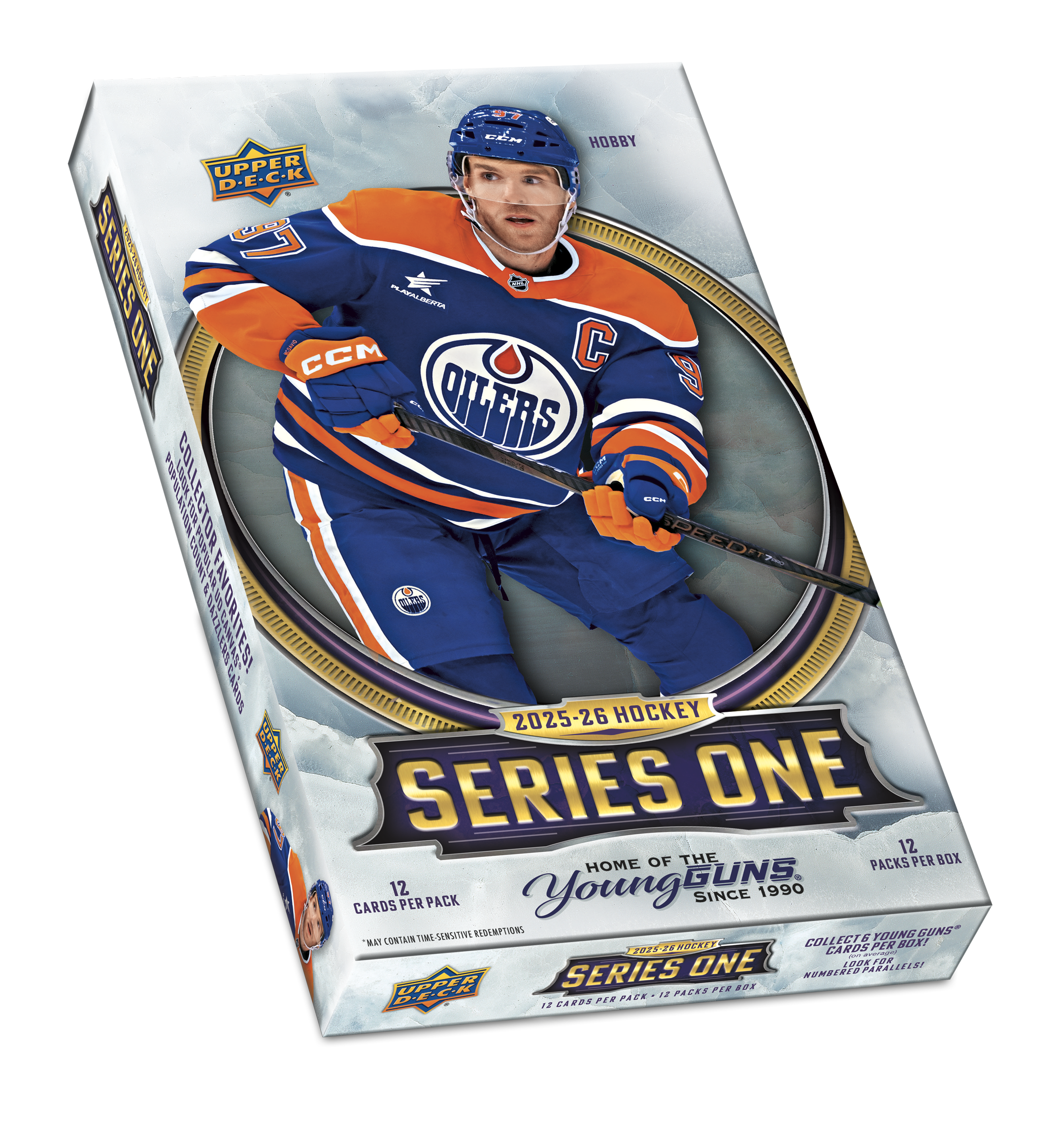 2025-26 Upper Deck Series 1 Hockey Hobby Case (Case of 12 boxes) (Pre-Order) - Miraj Trading