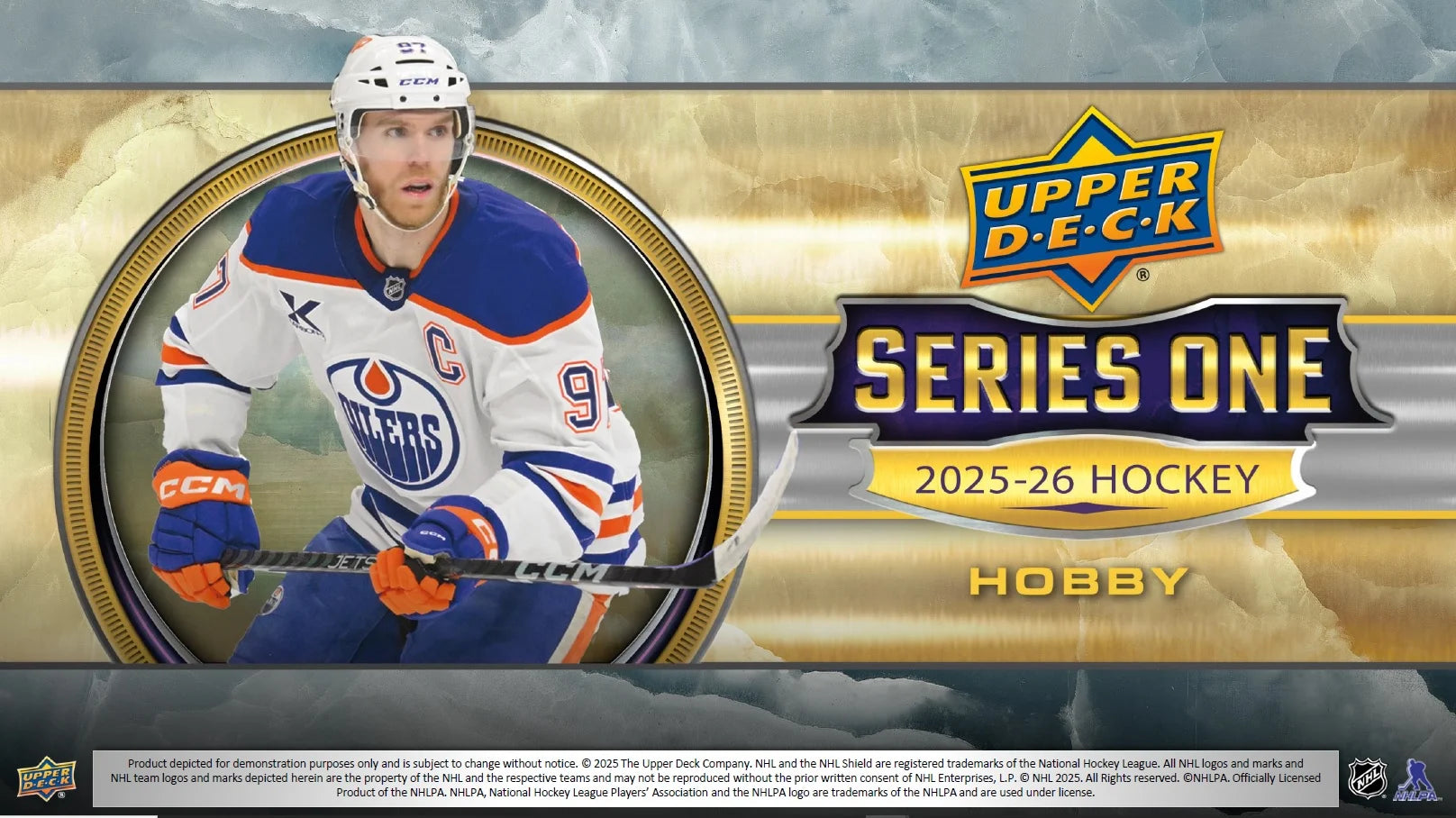 2025-26 Upper Deck Series 1 Hockey Hobby Case (Case of 12 boxes) (Pre-Order) - Miraj Trading