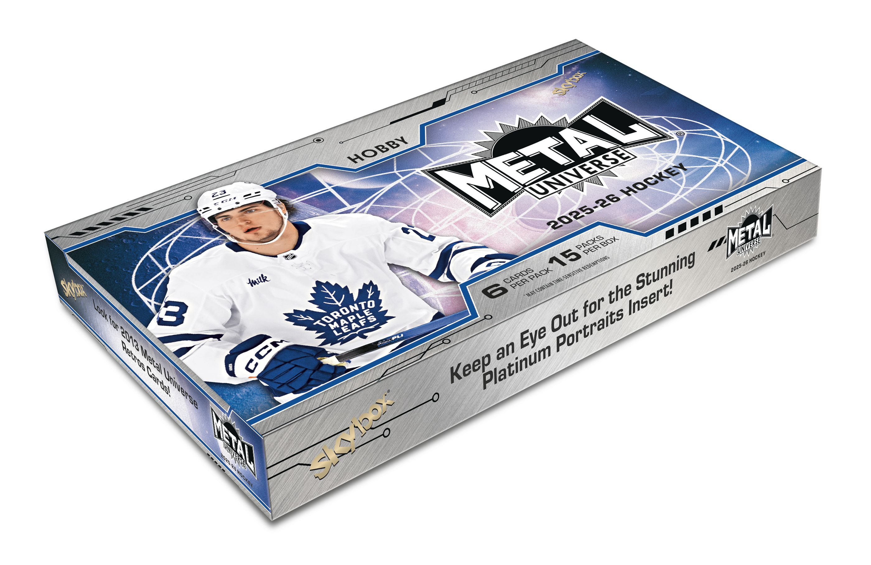 2025-26 Upper Deck Skybox Metal Universe Hockey Hobby Box (Pre-Order) - Miraj Trading
