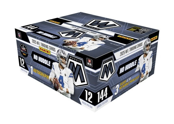 2025 Panini Mosaic Football No Huddle Hobby Box - Miraj Trading