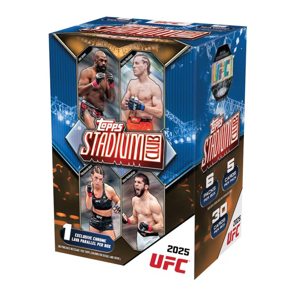 2025 Topps Stadium Club UFC Blaster Box (Pre-Order) - Miraj Trading