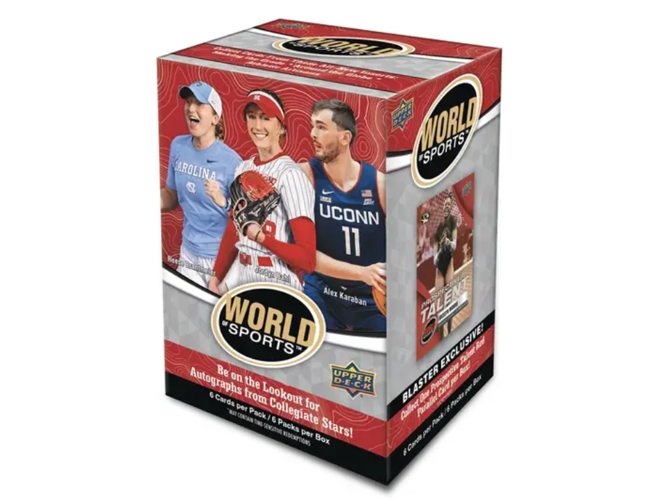 2025 Upper Deck World Of Sports Vol. 1 Blaster Box - Miraj Trading