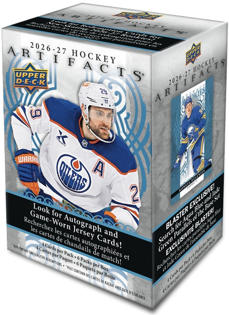 2026-27 Upper Deck Artifacts Hockey Blaster Case (Case of 20 Boxes) (Pre-Order)