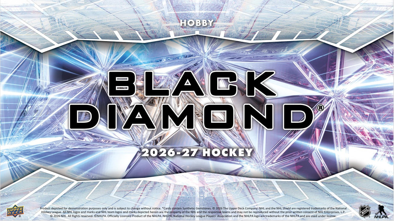 2026-27 Upper Deck Black Diamond Hobby Master Case (Master Case of 10 Boxes) - Miraj Trading