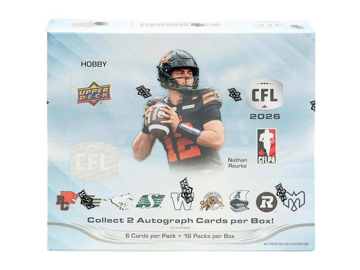 2026 Upper Deck CFL Football Hobby Box - Miraj Trading