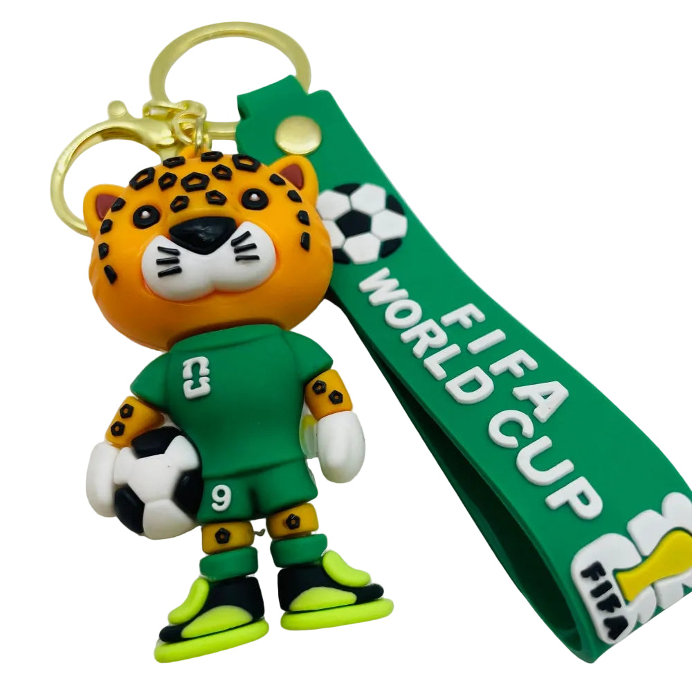 2026 FIFA World Cup Keychain (Mexican Tiger) - Miraj Trading