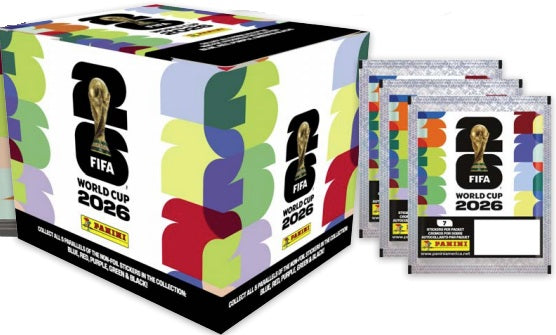 2026 Panini FIFA World Cup Soccer Sticker Packs Box (Pre-Order) - Miraj Trading