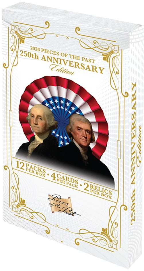 2026 Pieces Of The Past 250th Anniversary Edition Hobby Box (Pre-Order) - Miraj Trading