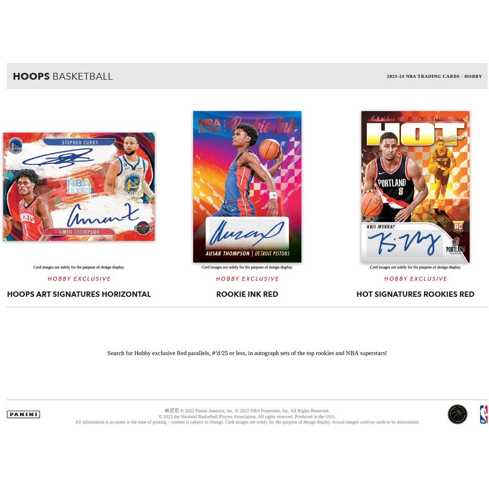 2023-24 Panini NBA Hoops Basketball Hobby Box - Miraj Trading