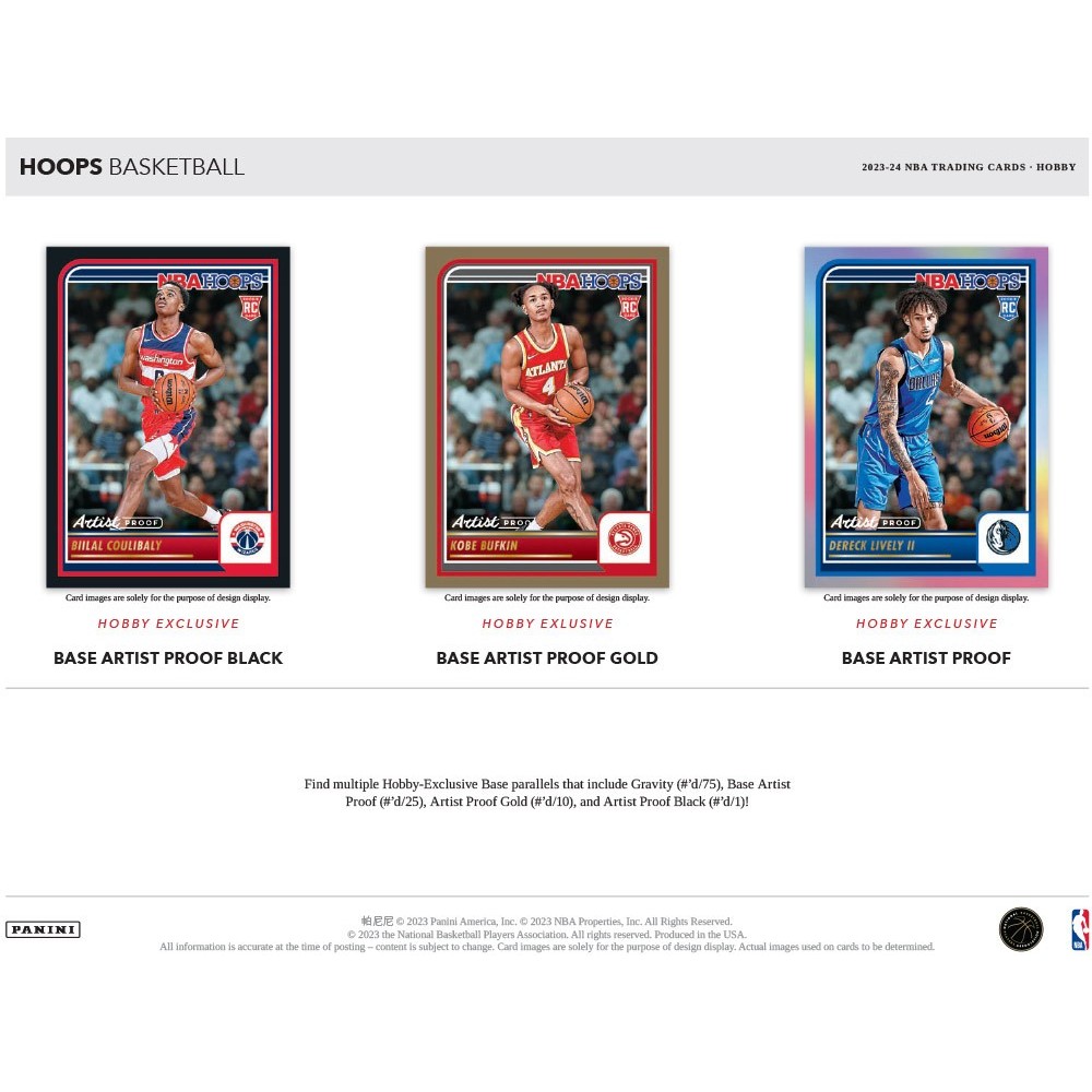 2023-24 Panini NBA Hoops Basketball Hobby Box - Miraj Trading