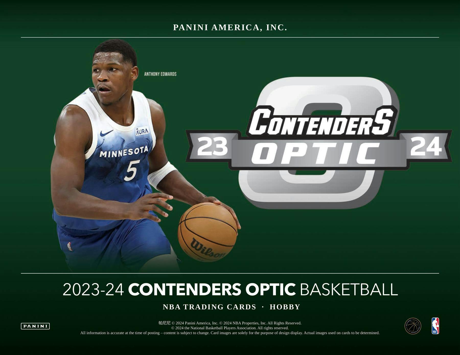2023-24 Panini Contenders Optic Basketball Hobby Box - Miraj Trading