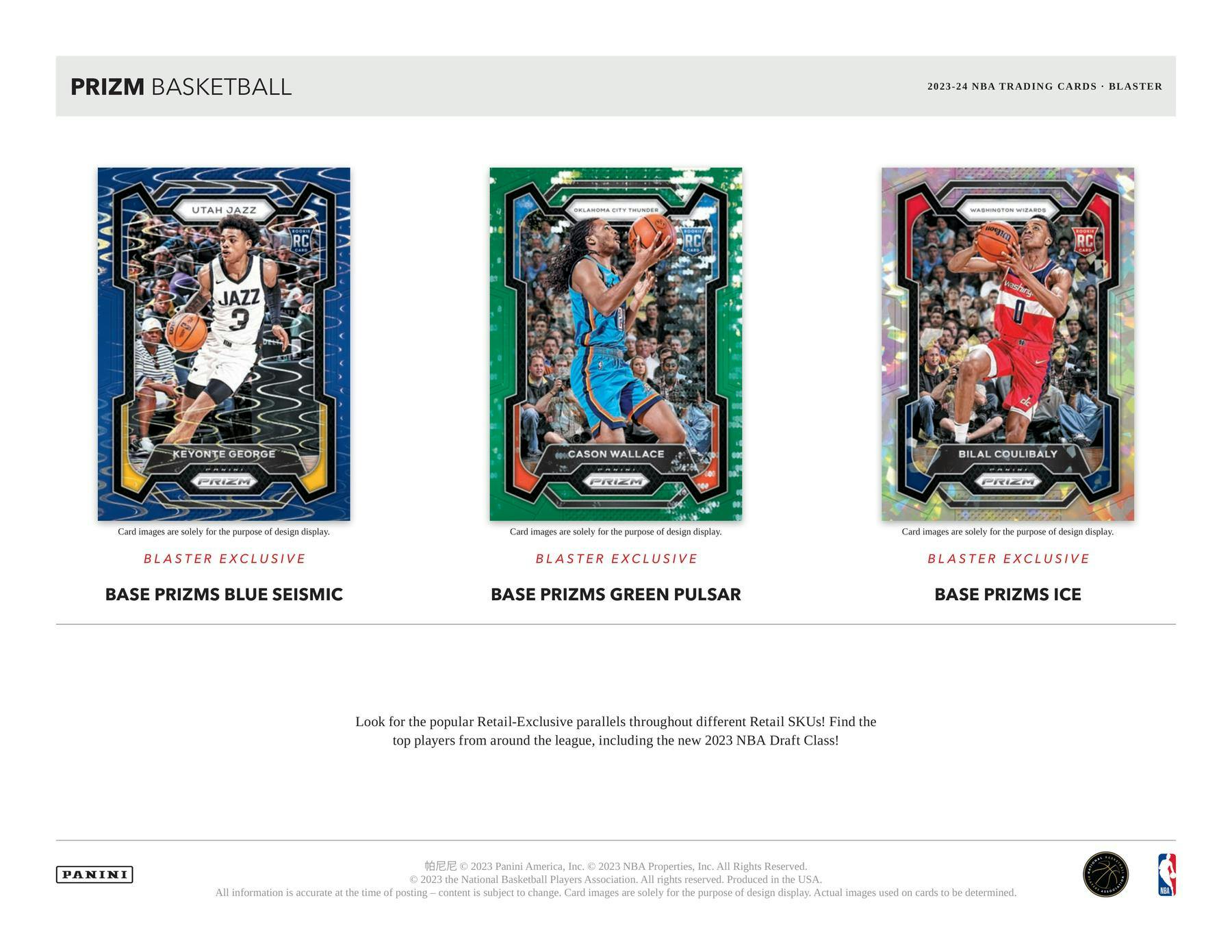 2023-24 Panini Prizm Basketball Blaster Box (Green Wave Prizms) - Miraj Trading