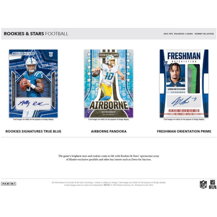 2023 Panini Rookies & Stars Football Hobby Blaster Box - Miraj Trading