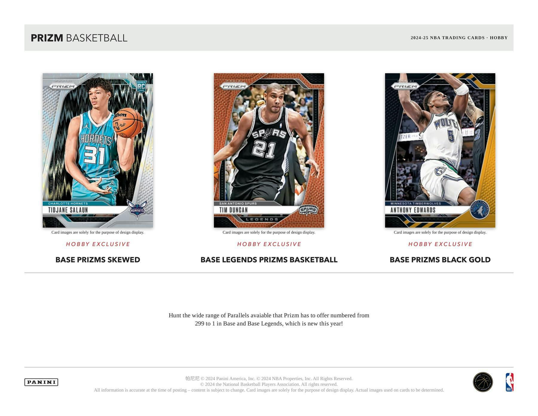 2024-25 Panini Prizm Basketball Hobby Box - Miraj Trading