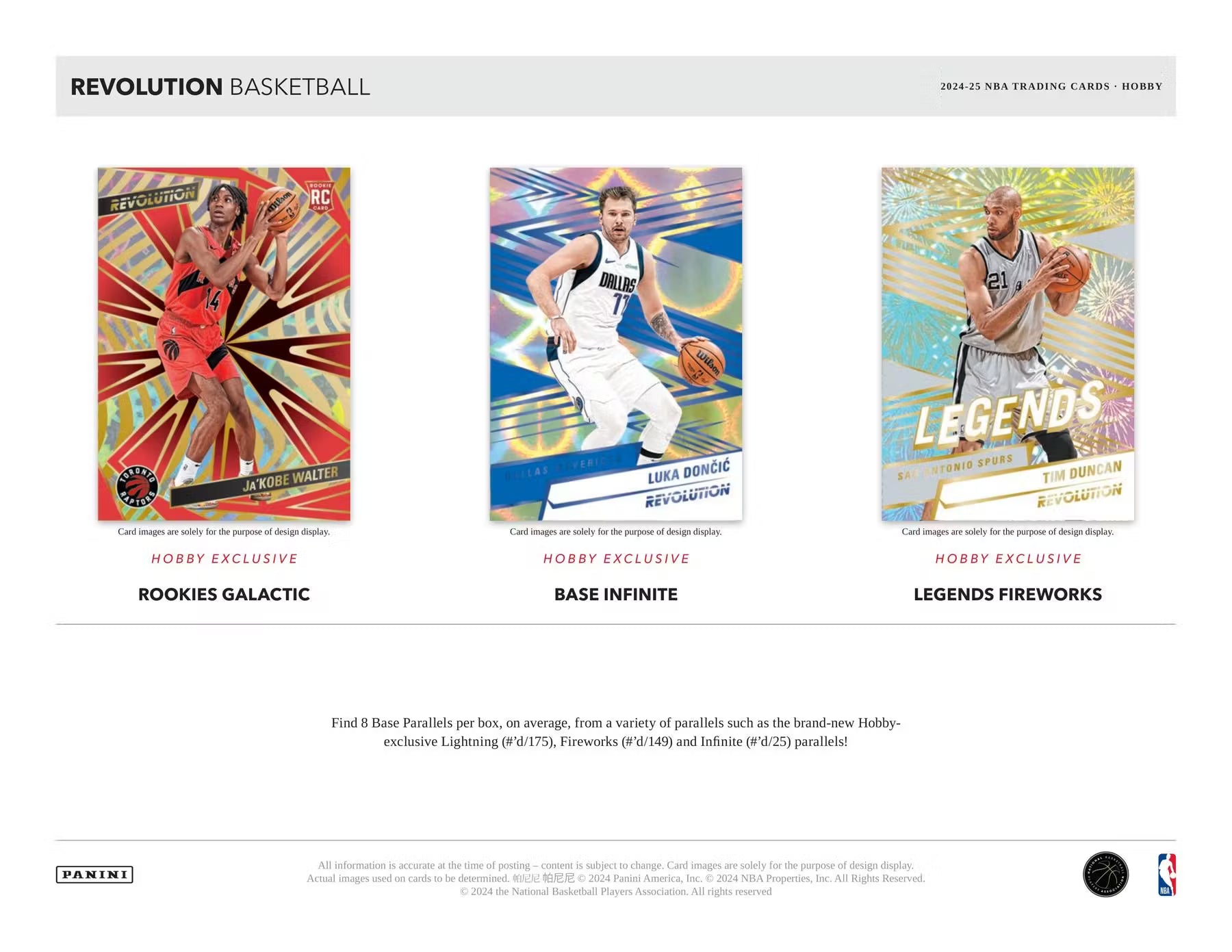 2024-25 Panini Revolution Basketball Hobby Box - Miraj Trading
