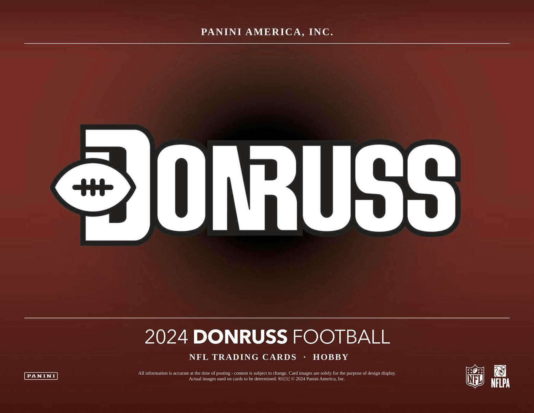 2024 Panini Donruss Football Hobby Box - Miraj Trading