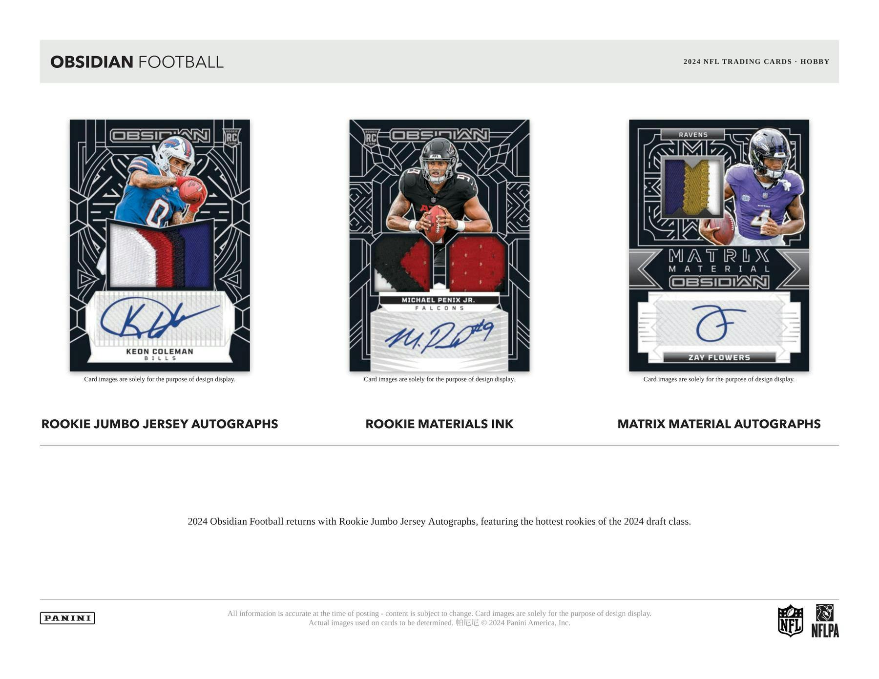2024 Panini Obsidian Football Hobby Box - Miraj Trading