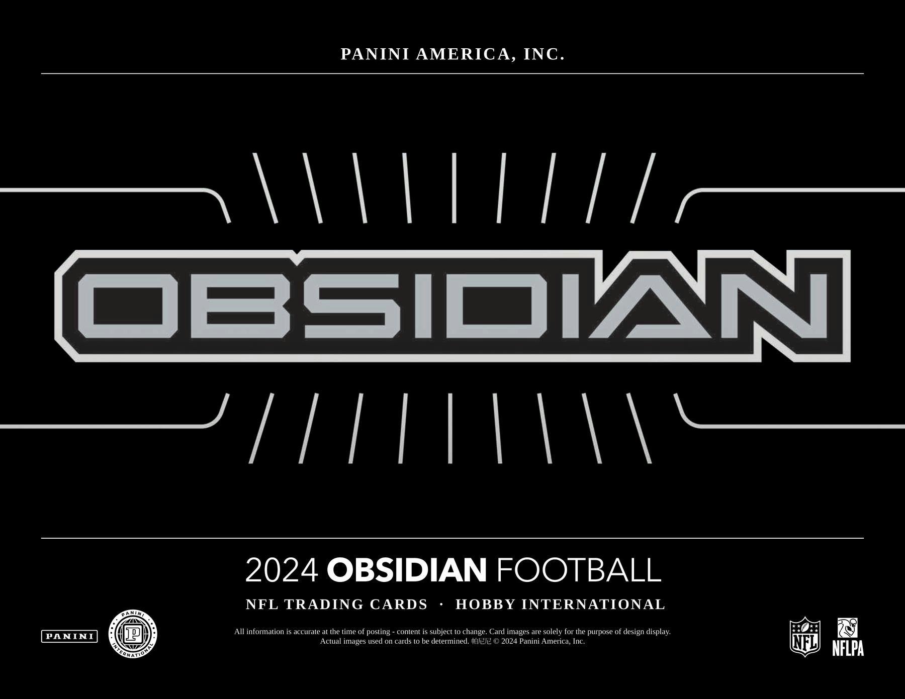 2024 Panini Obsidian Football International Hobby Box - Miraj Trading